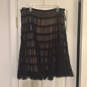 NWT black tulle skirt